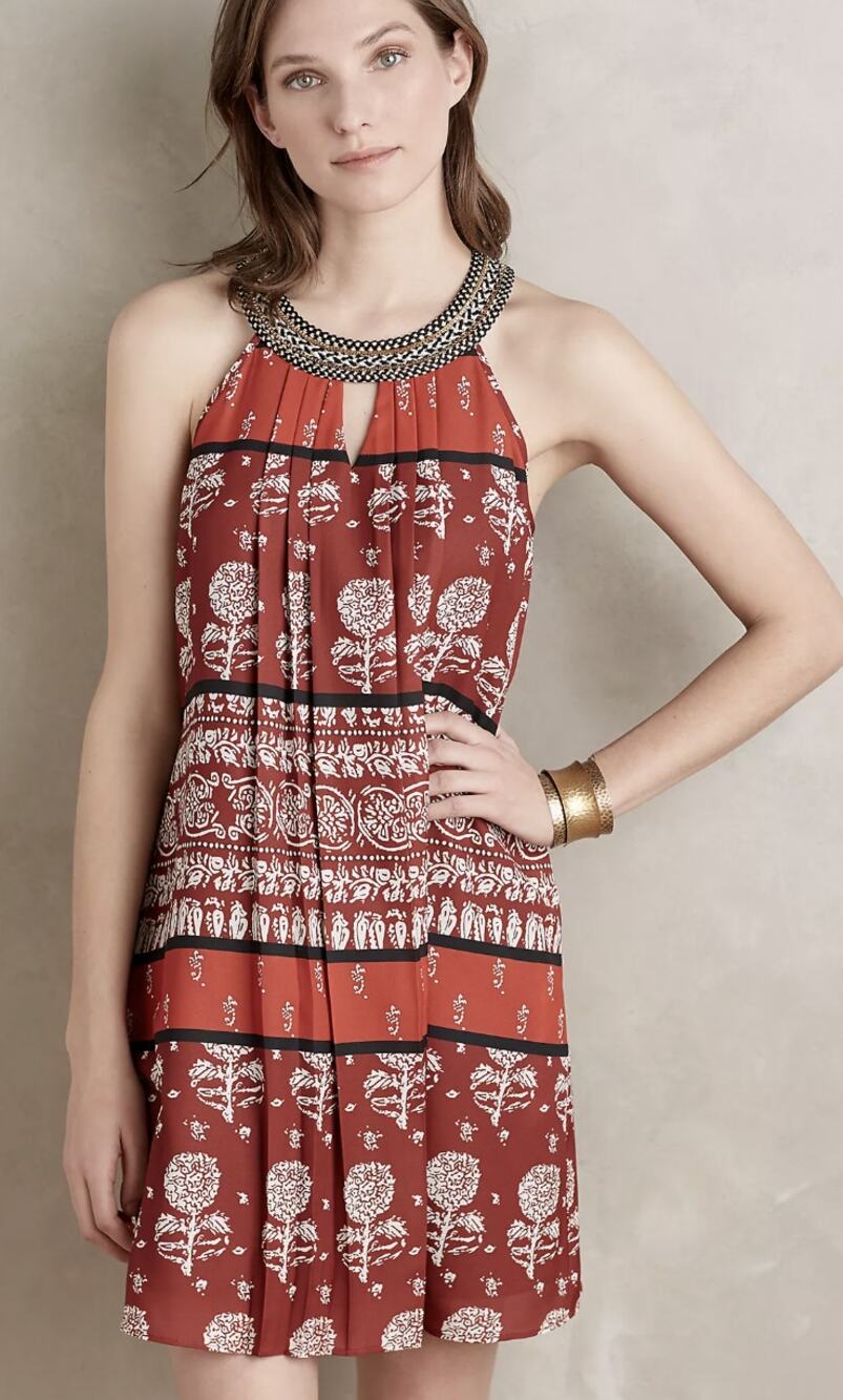 Anthropologie Ranna Gill Kaza Swing Dress
